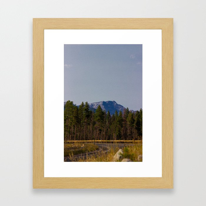 The Mountain Road Framed Art Print
