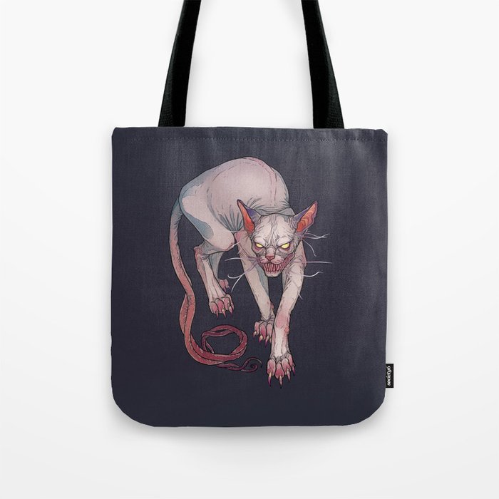 Goblin cat Tote Bag