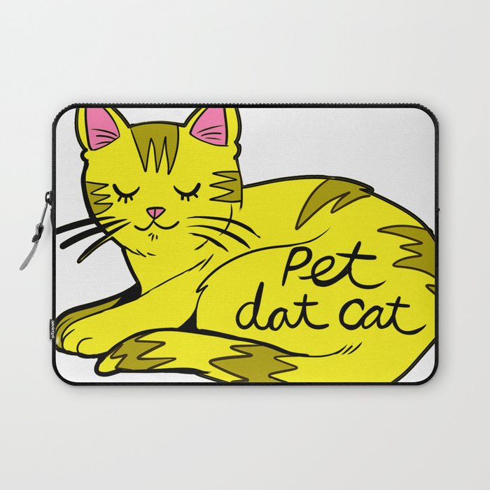 Pet Dat Cat Laptop Sleeve