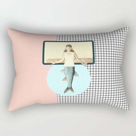 mermaid style Rectangular Pillow