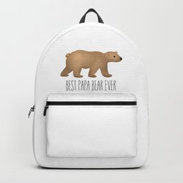 Best Papa Bear Ever Backpack