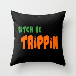 Trippin Throw Pillow