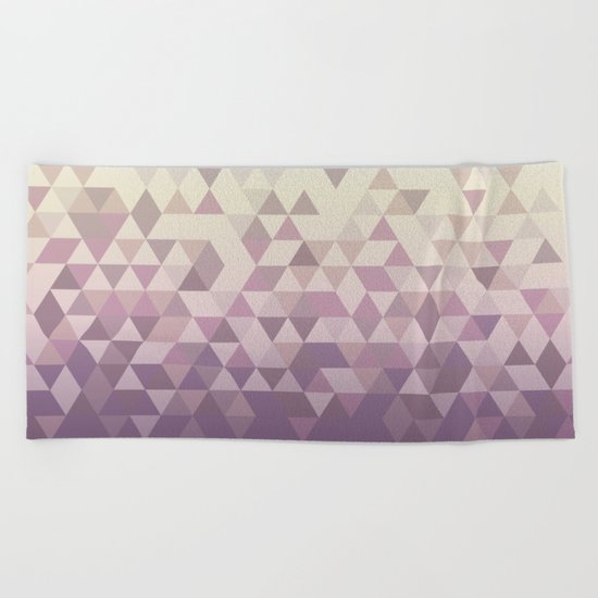 Triangles Beach Towel