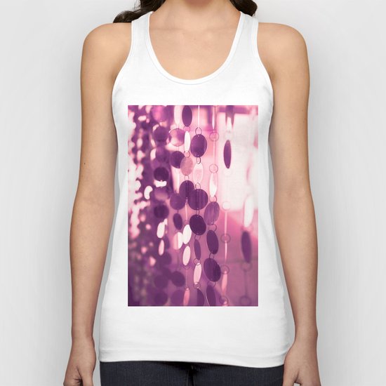 GLAM CIRCLES #Pink/Purple #1 Unisex Tank Top