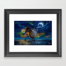 Studio Ghibli: My Neighbour Totoros Framed Art Print