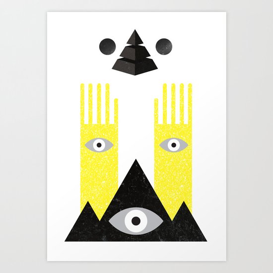 PYRAMIDº Art Print