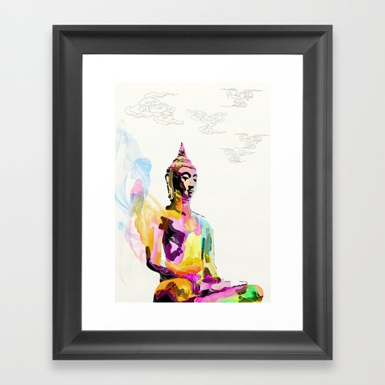 Keep Quiet Framed Art Print
