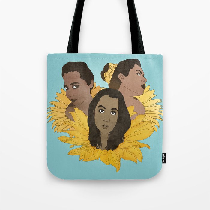Sunflower Girls Tote Bag