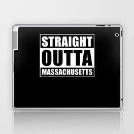 Straight Outta Massachusetts Laptop Skin