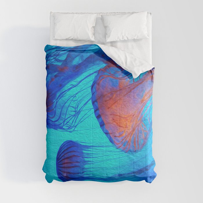 Watch the Flow of the Jelly Glow  Comforter