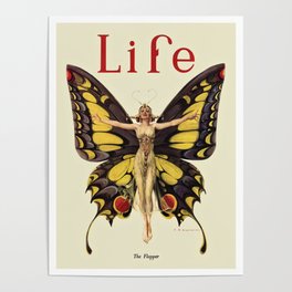 The Flapper by F.X. Leyendecker - Life Magazine Cover Art Print Poster