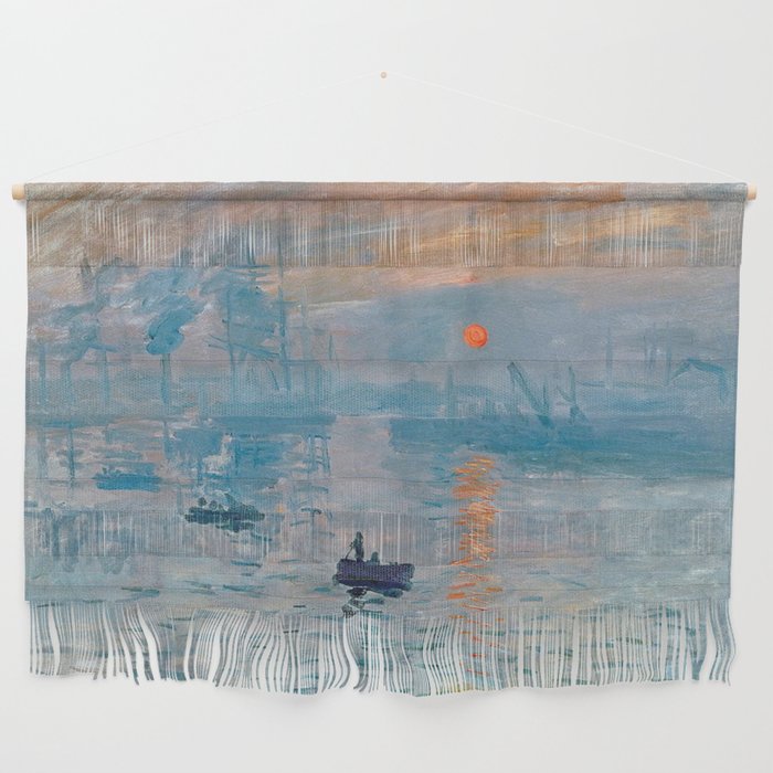 Claude Monet Impression Sunrise Wall Hanging