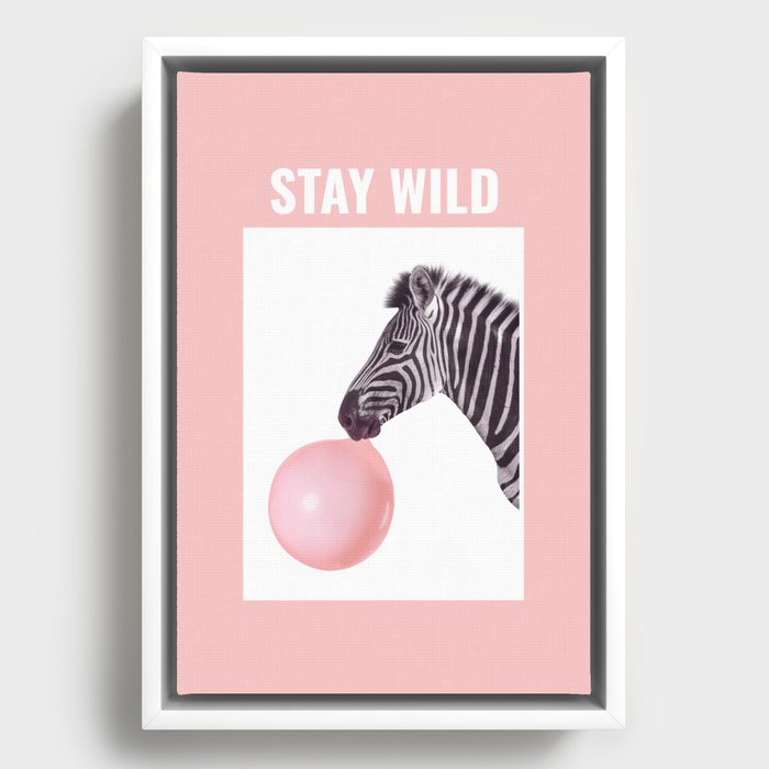 Stay Wild Framed Canvas