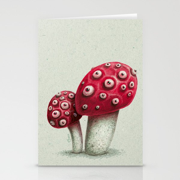 Mushroom Amanita Stationery Cards