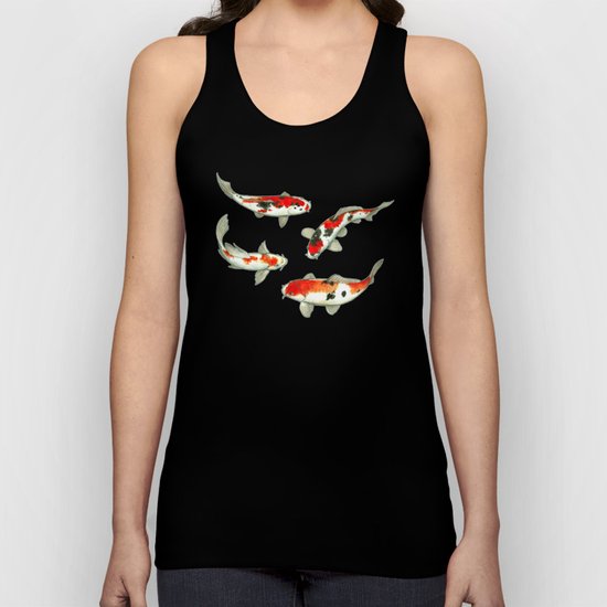 La ronde des carpes koi Unisex Tank Top