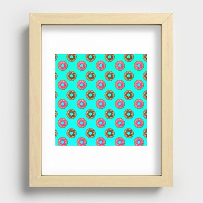 DONUTTY Recessed Framed Print