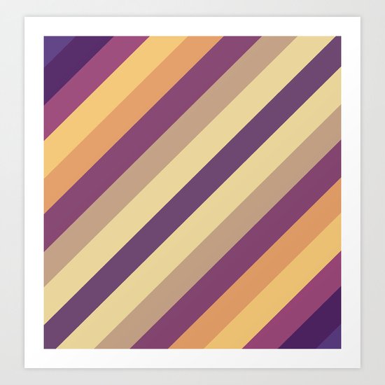 Colorful Lines Art Print