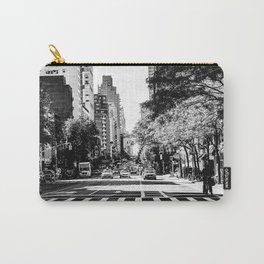 New York City Streets Contrast Carry-All Pouch