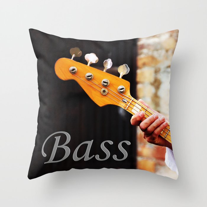Guitar top throw pillows