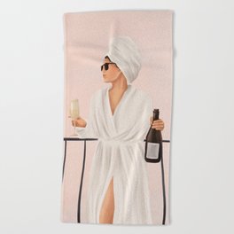 Morning Wine II Beach Towel