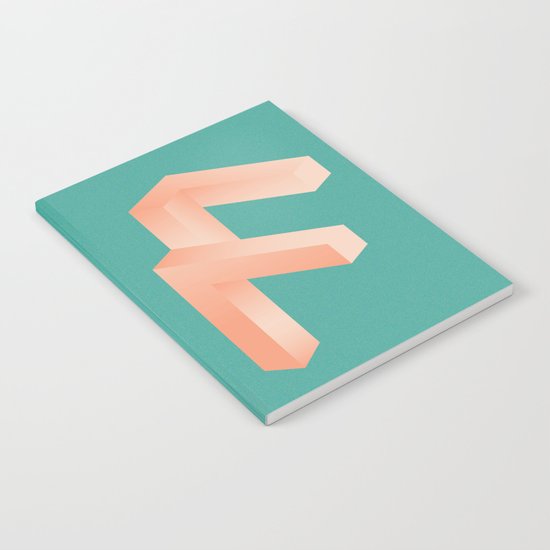 Futuristic F Notebook