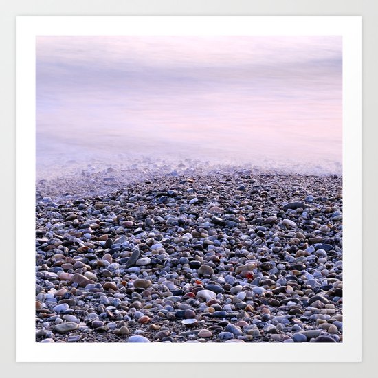 the embrace of the sea Art Print