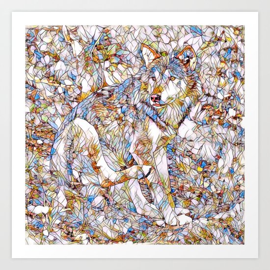 Animal ArtStudio 1216 Wolf Art Print