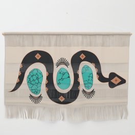 Southwestern Slither in Black Wall Hanging