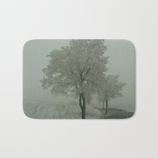 Winter Landscape - Austria Bath Mat