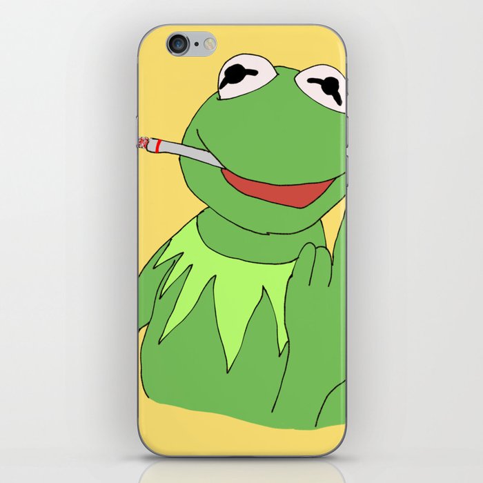 STFU Kermit meme iPhone Skin