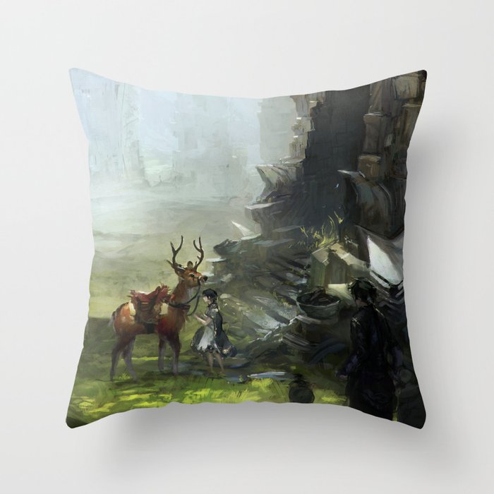 Traquility Throw Pillow