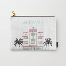 Miami Art Deco Vibes Carry-All Pouch