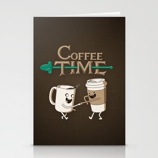 Coffee Time! Stationery Cards