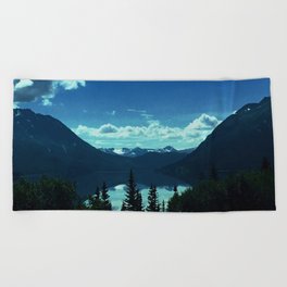 Photo of Alaska Mountains Beach Towel