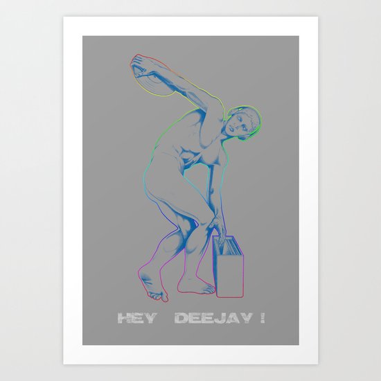 Diskobolo Art Print