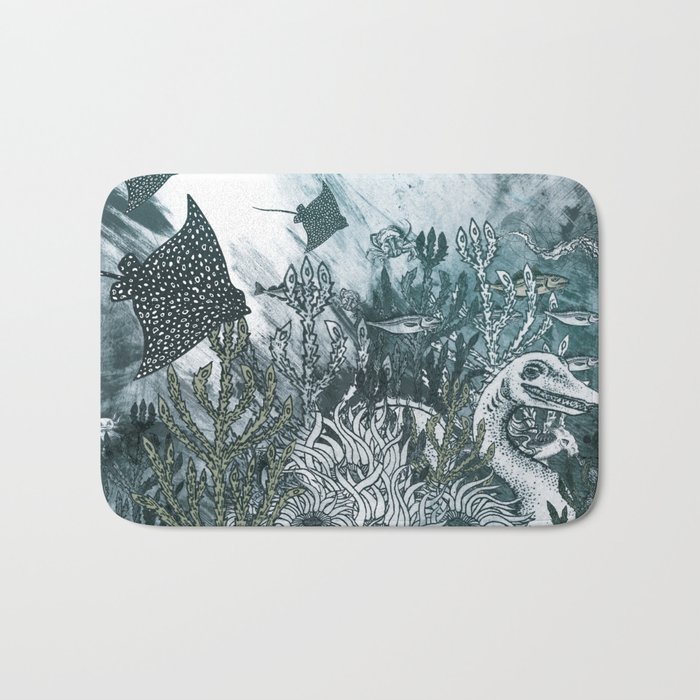 Sea Monster Bath Mat