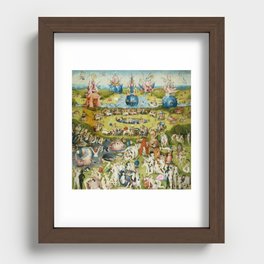 The Garden of Earthly Delights  Recessed Framed Print