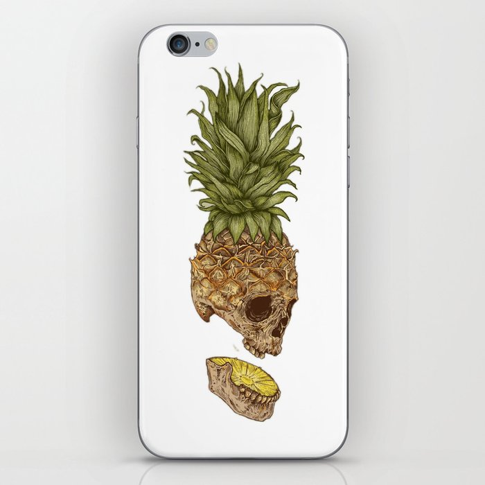 Pineapple Skull iPhone Skin