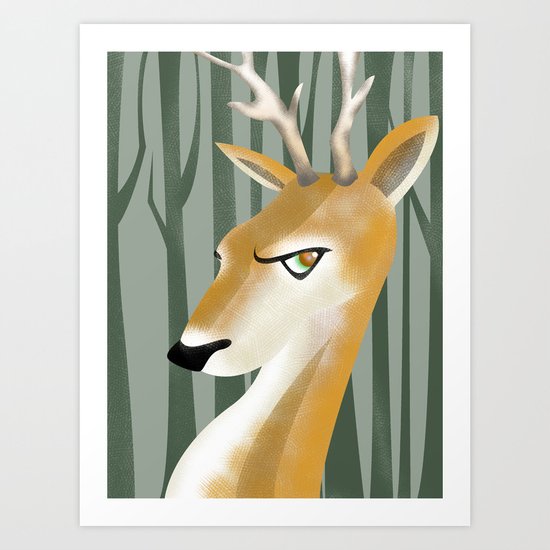 Deer Art Print