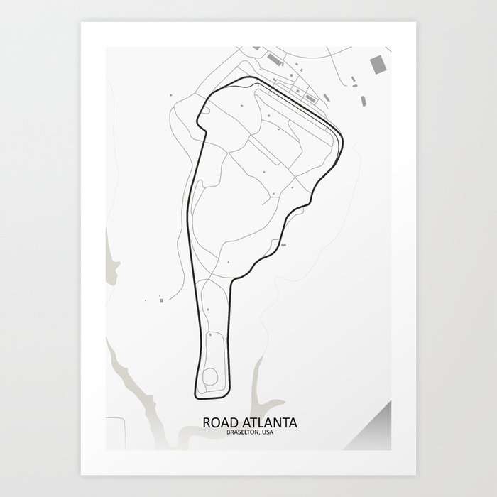 Road Atlanta Art Print