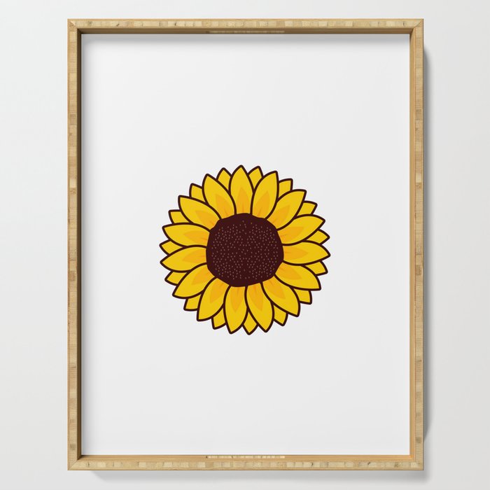 sunflower Serving Tray