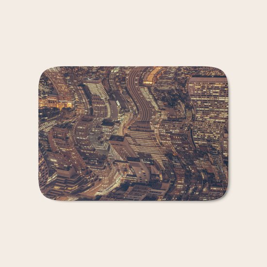 New Wavy City Bath Mat