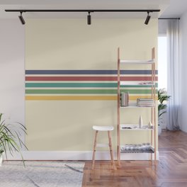 Minimal Abstract Retro Stripes 70s Style - Chichi Wall Mural