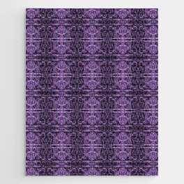 Liquid Light Series 47 ~ Purple Abstract Fractal Pattern Jigsaw Puzzle