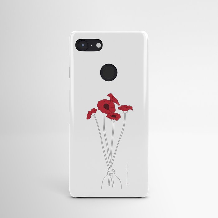 Peppy Poppies Android Case