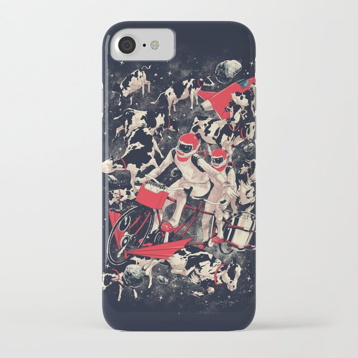Space Dairy Farming iPhone Case