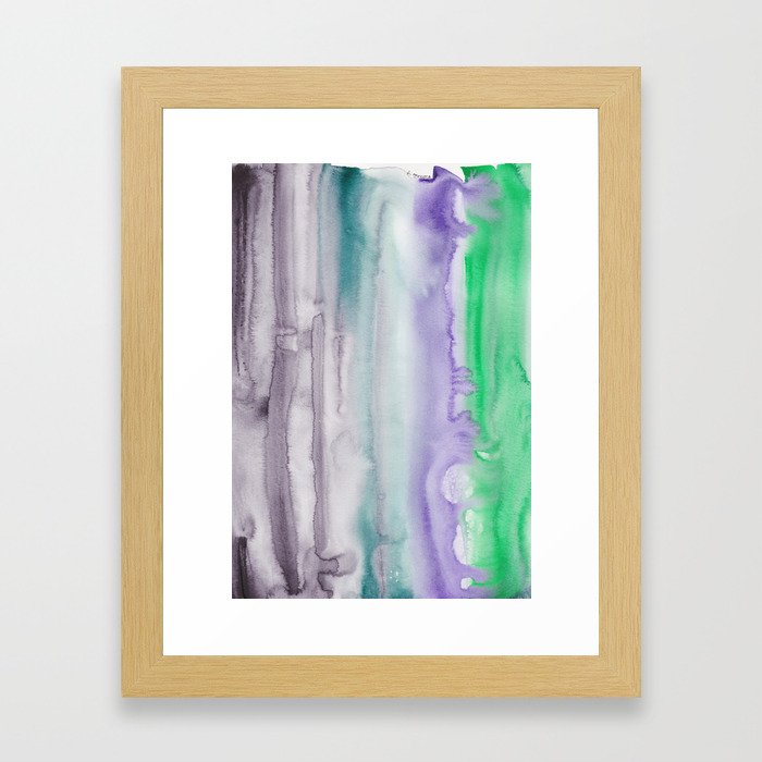 7  | 190907 | Watercolor Abstract Painting Framed Art Print