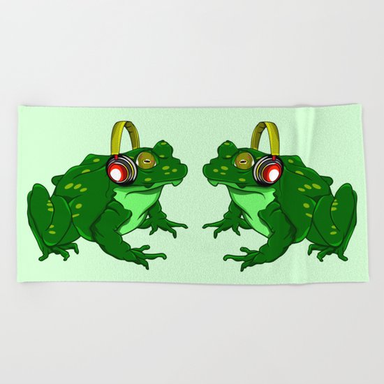 Bullfrog Beach Towel