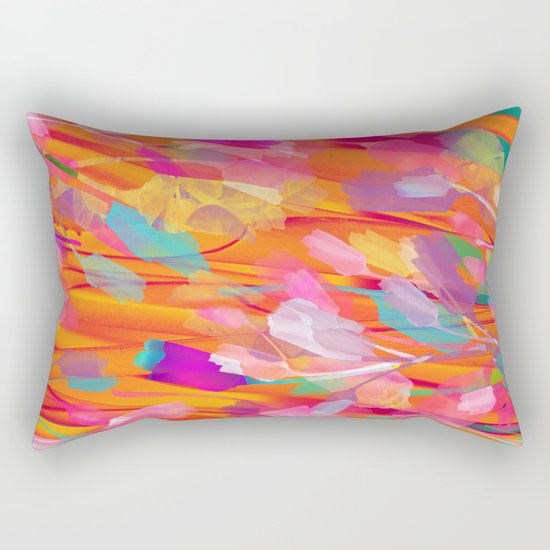 Floral abstract(55) Rectangular Pillow