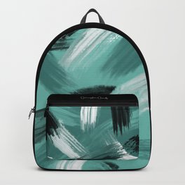 Blue paint stripes Backpack
